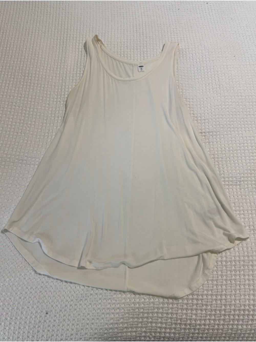 Old Navy Cream Flowy Tank Top